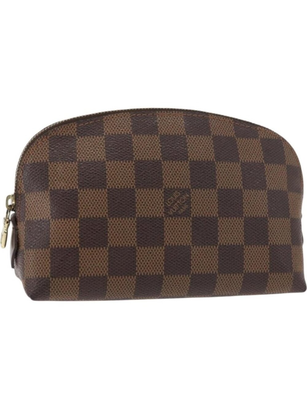 LOUIS VUITTON Damier Ebene Pochette Cosmetic PM Pouch N47516